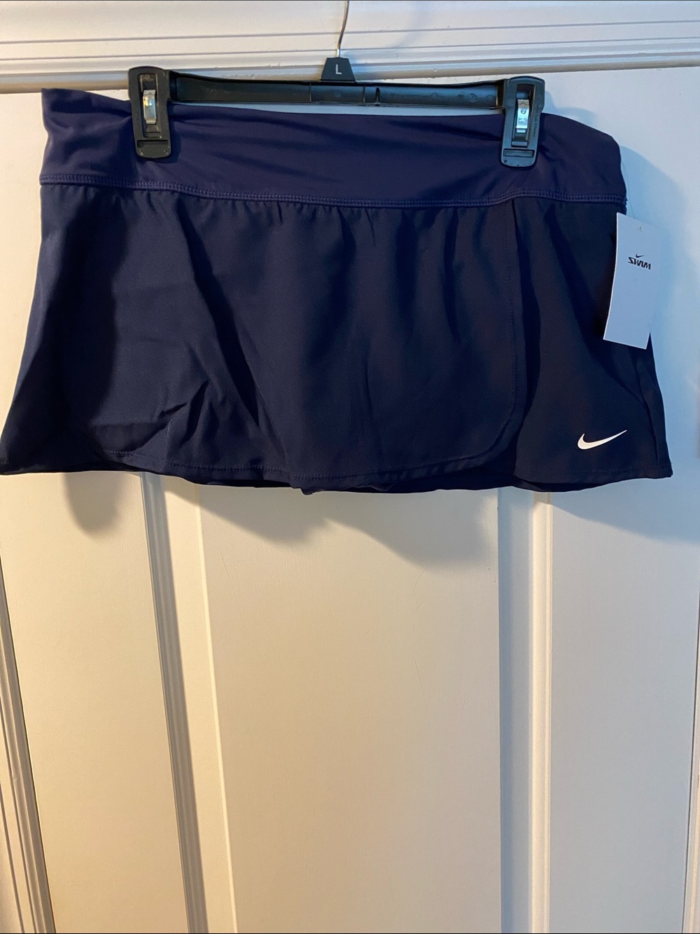 Nike Dark Blue 2 Piece Skirt and Swimsuit Logo NWT